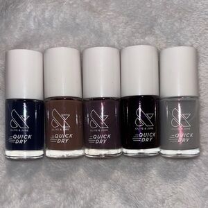 5 Colors! Olive & June Quick Dry Nail Polish Set